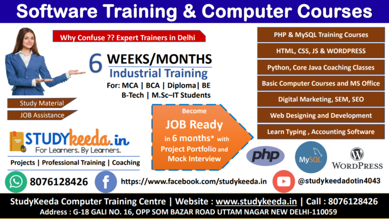 Studyadda StudyKeeda.in « Free Online Study Material, Video, Tutorials, PDF's etc.